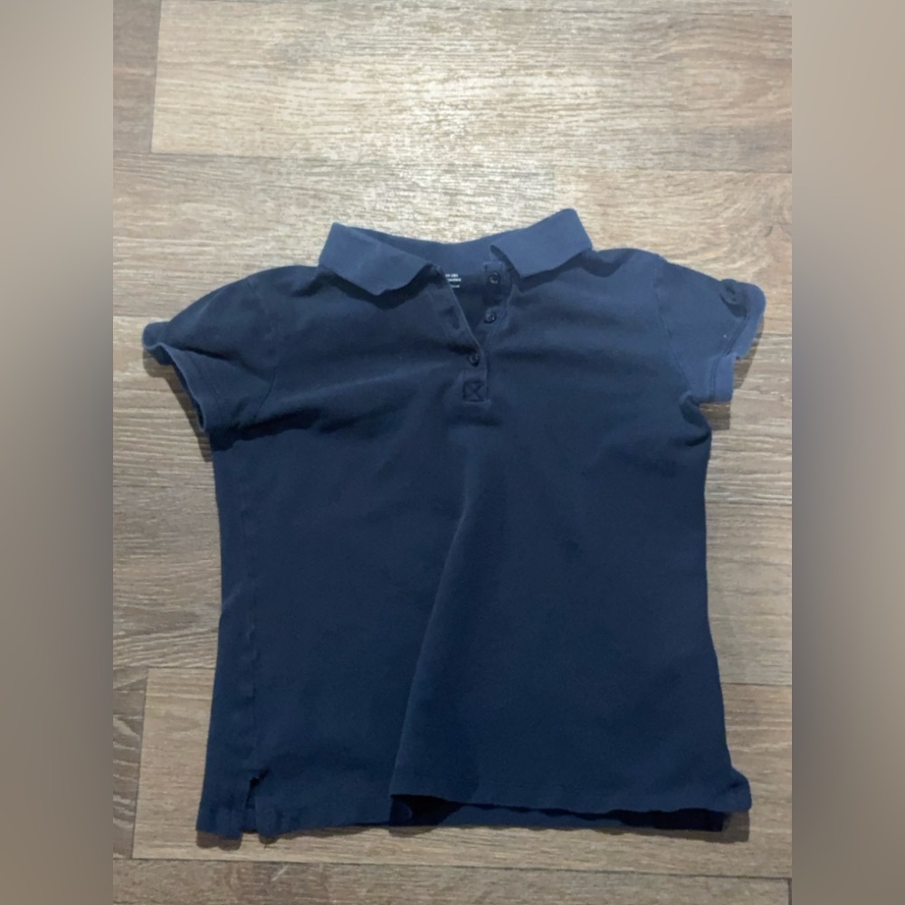 Old Navy Blue Uniform Shirt Size 8